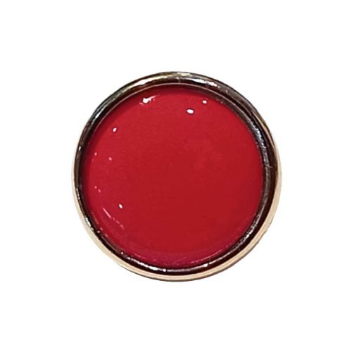 Scarlet Red 20mm badge